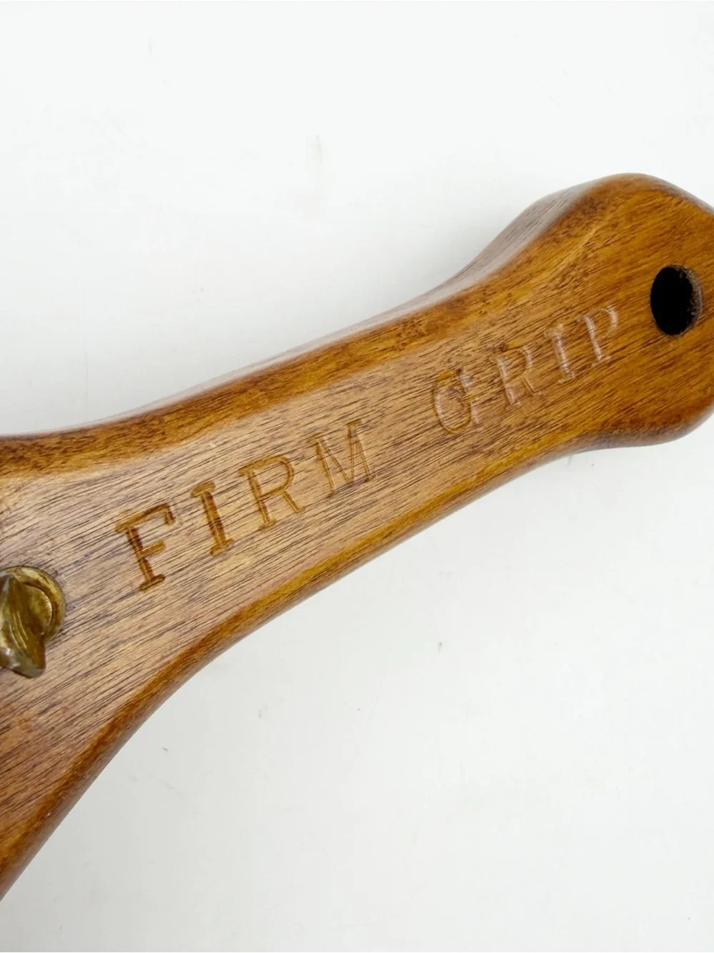 Vtg Firm Grip Jar Opener Maple Wood Kitchen Tool Box Rustic Farmhouse Wall 8.5”